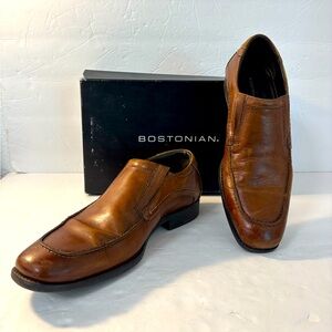 BOSTONIAN Tan Arthur Slip On Loafer Size 7.5